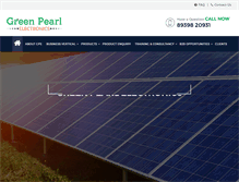 Tablet Screenshot of greenpearlelectronics.com